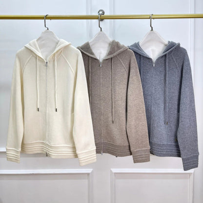 LP HOODED KNIT CARDIGAN STYLE 116