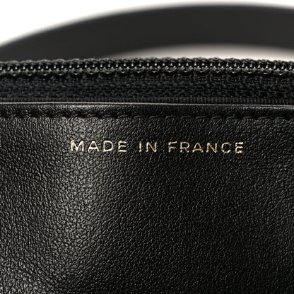 Caviar Quilted Boy Wallet On Chain WOC Black