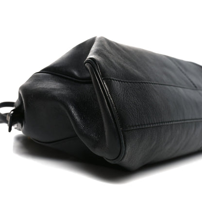 Calfskin Large Re(Belle) Top Handle Bag Black