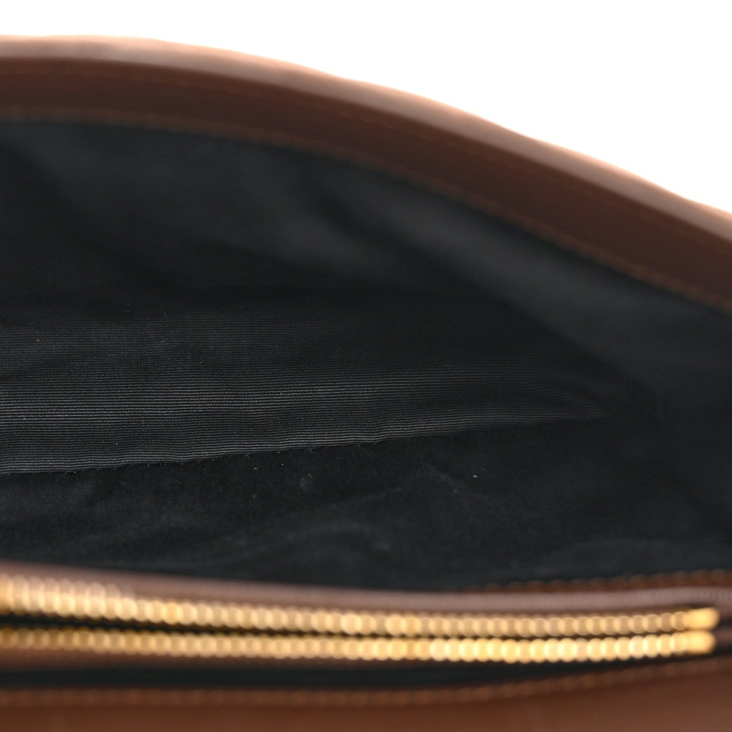 Suede Matelasse Chevron Monogram Medium College Bag Bark Brown
