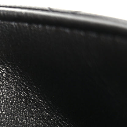 Lambskin Quilted Mini Square Flap Black