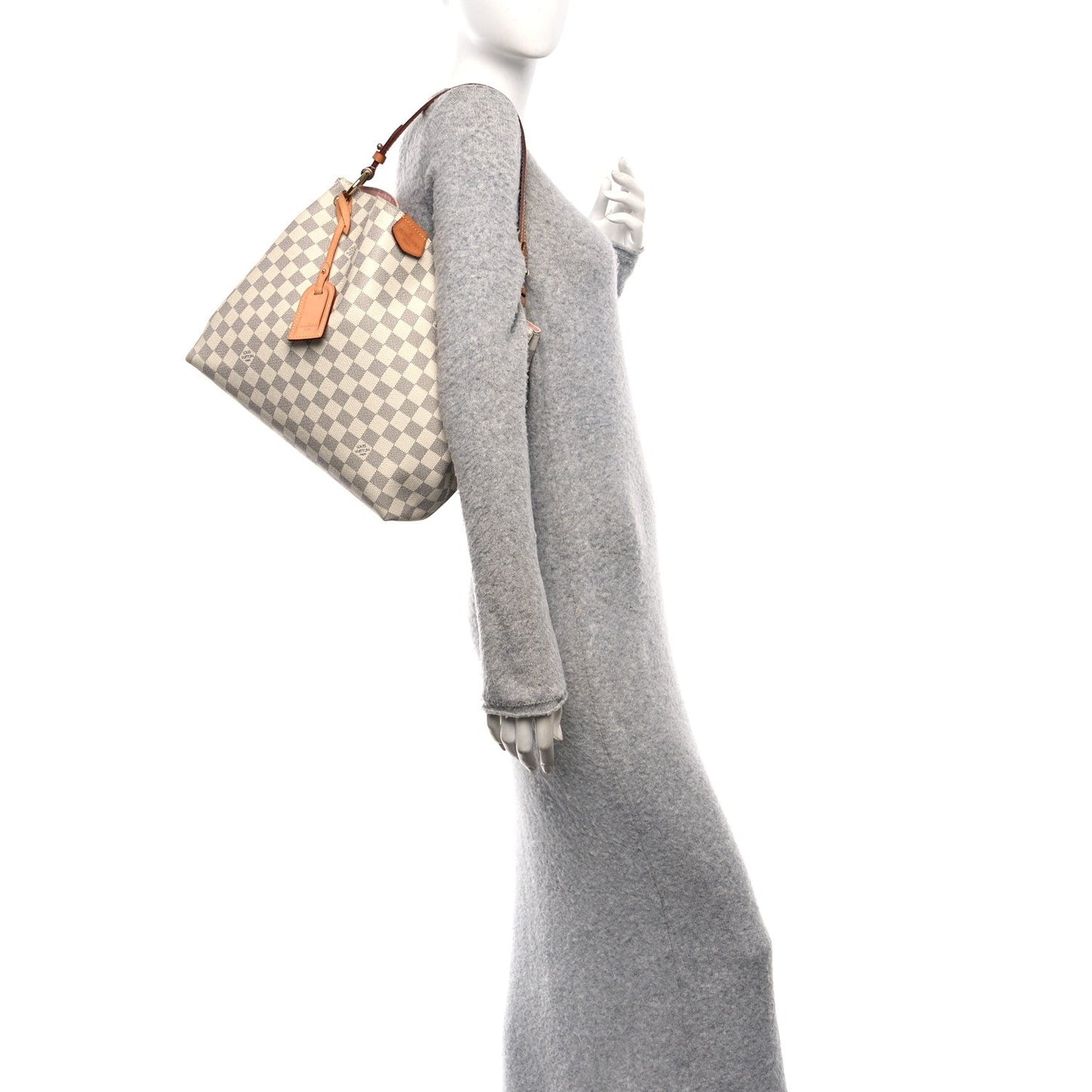 Damier Azur Graceful PM Rose Ballerine