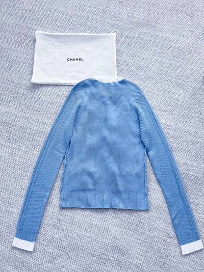 CHANEL LONG-SLEEVE SWEATER STYLE 25