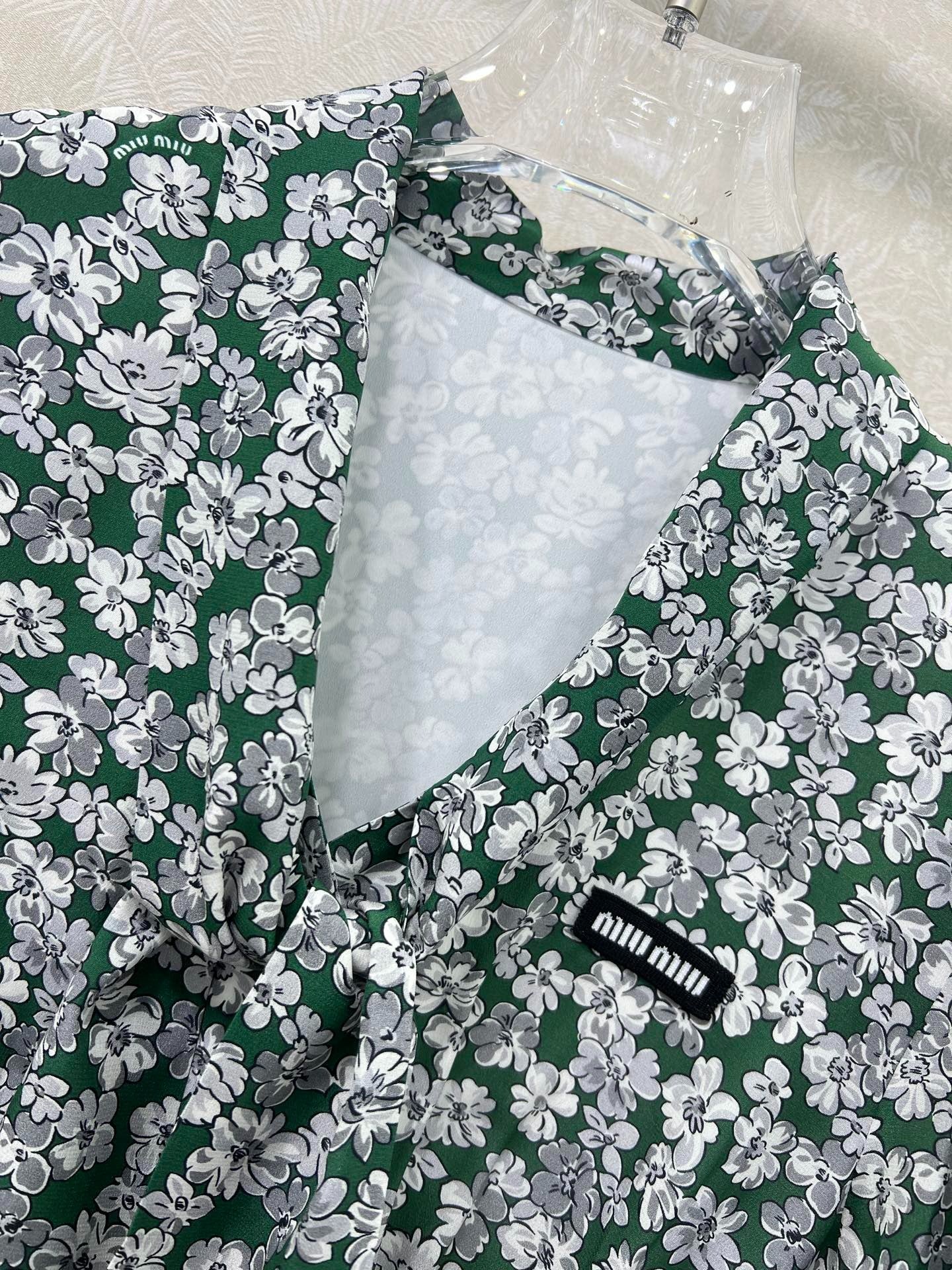MIUMIU 25S LONG SLEEVE DRESS 265417