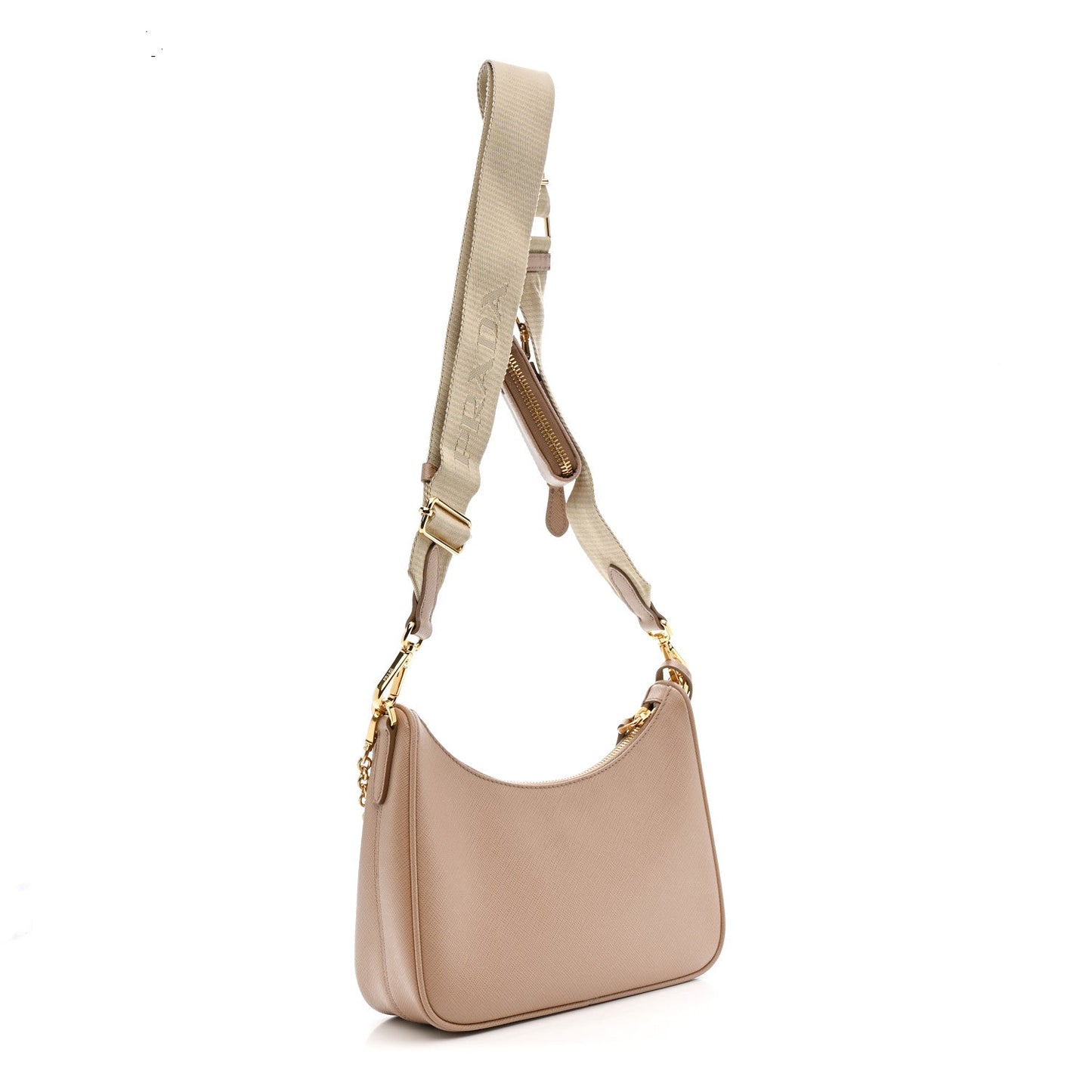 Saffiano Re-Edition 2005 Shoulder Bag Cammeo