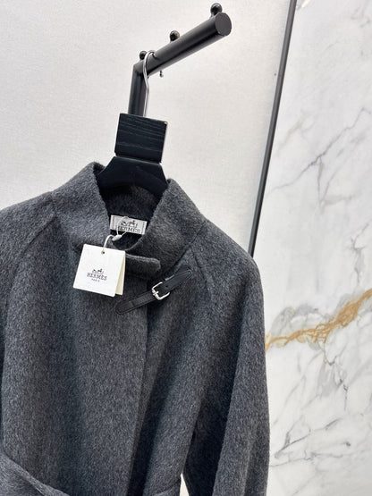 Hermes Vintage Jacket Gray in Wool