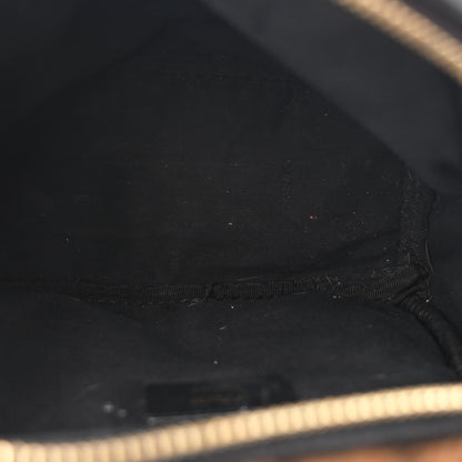 Shearling Macro FF 1974 Mini Backpack Tobacco Black
