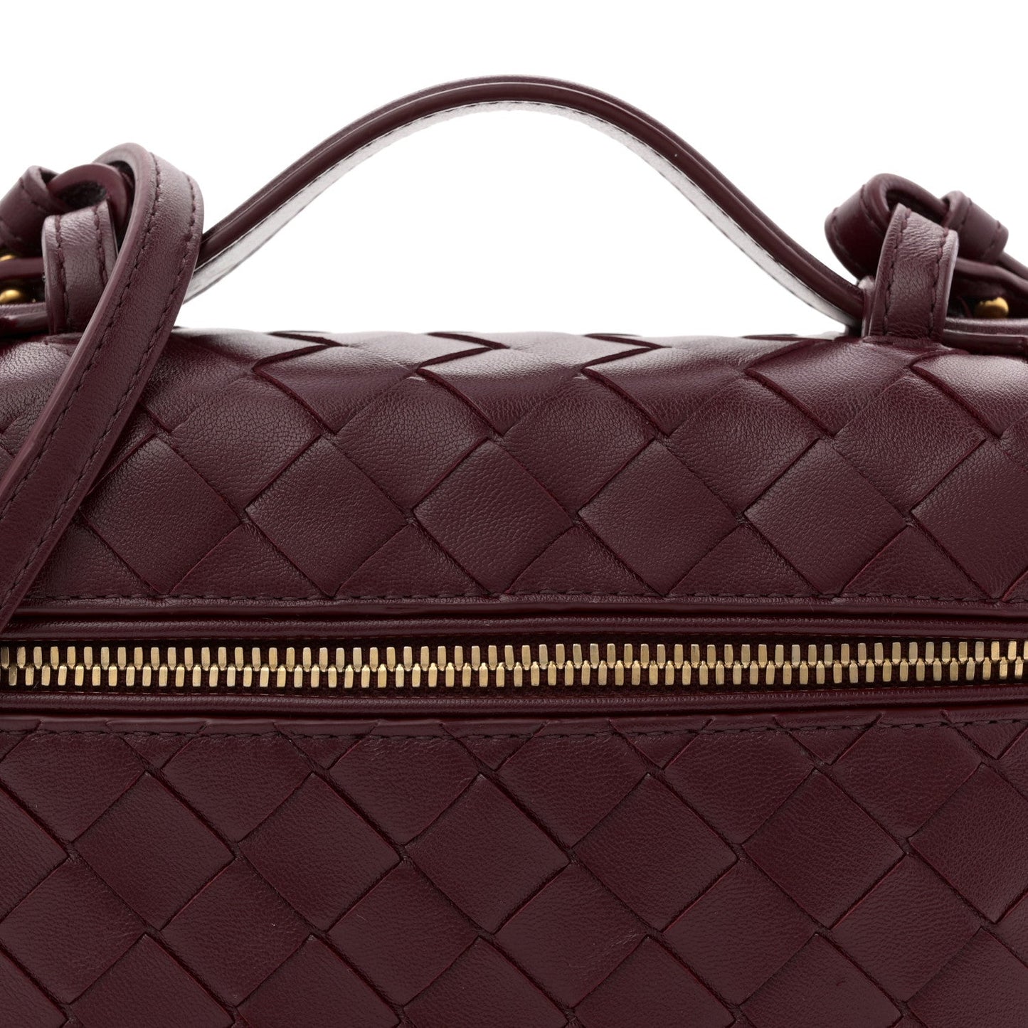 Nappa Intrecciato Bang Bang Vanity Case Barolo