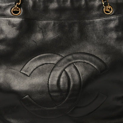 Lambskin CC Shoulder Bag Black