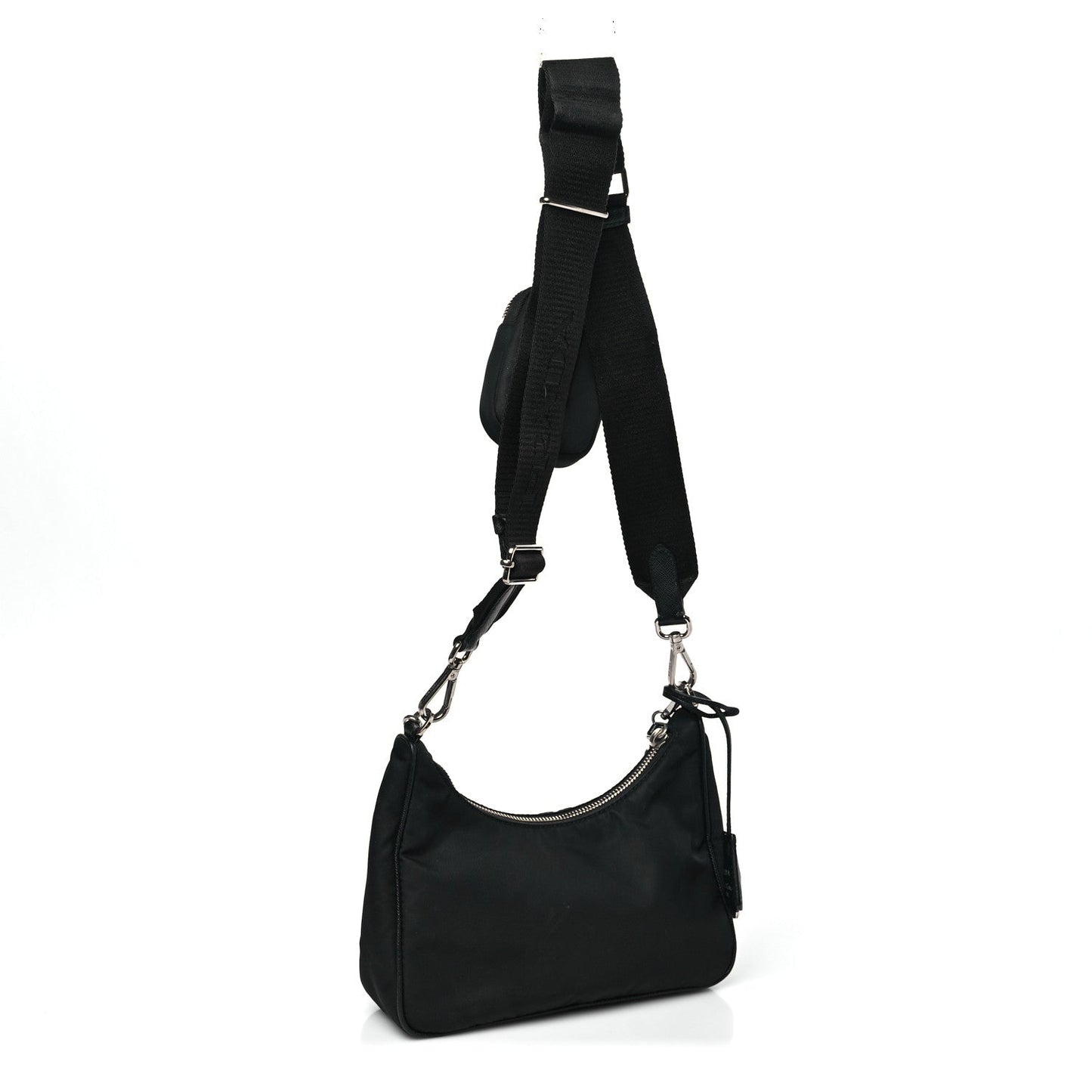 Re-Nylon Saffiano Re-Edition 2005 Shoulder Bag Black