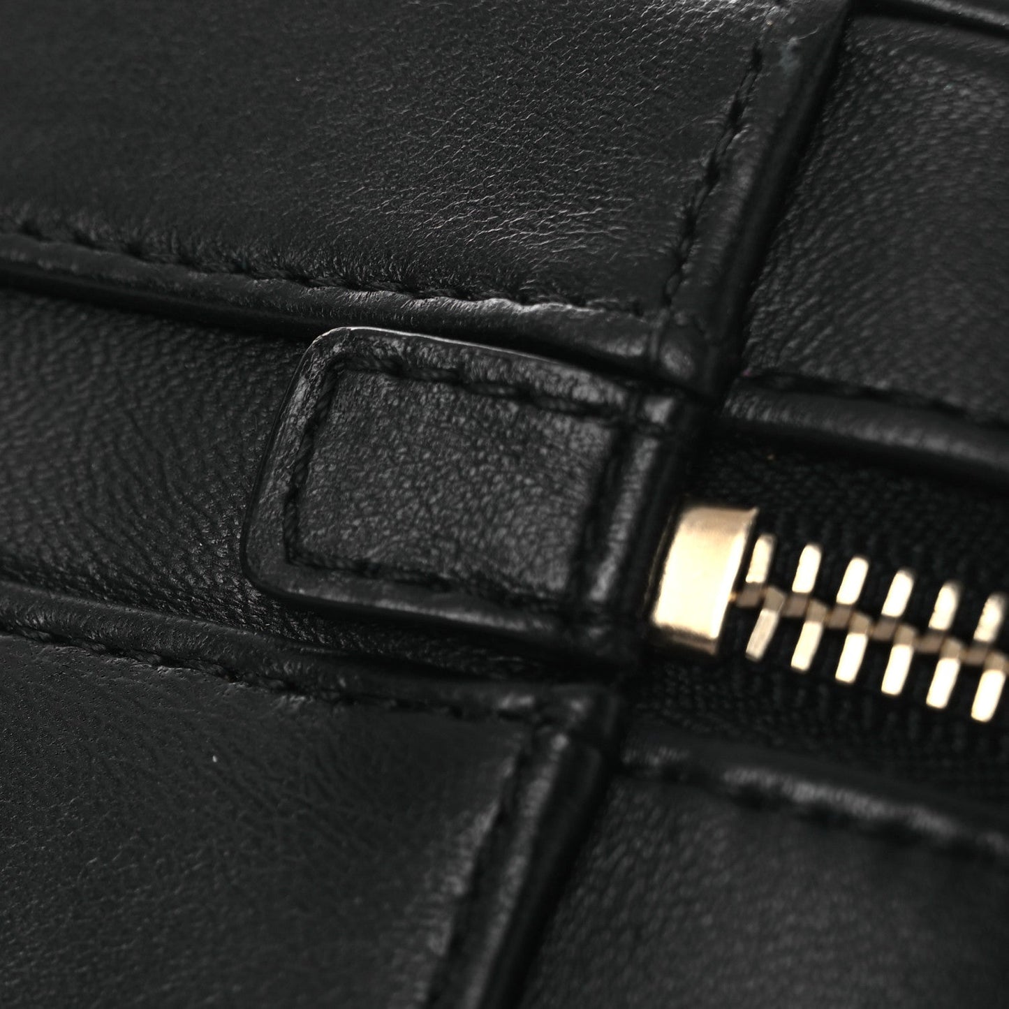 Lambskin Timeless Vanity Cosmetic Case Black