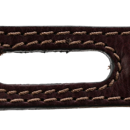Calfskin Medium Paddington Satchel Chocolate