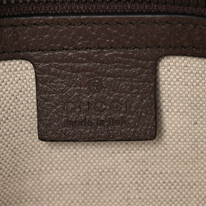 Soft GG Supreme Monogram Medium Ophidia Belt Bag Dark Brown