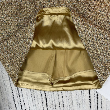 CC Tweed Short Skirt Multicolor Glitter Polyester 247253