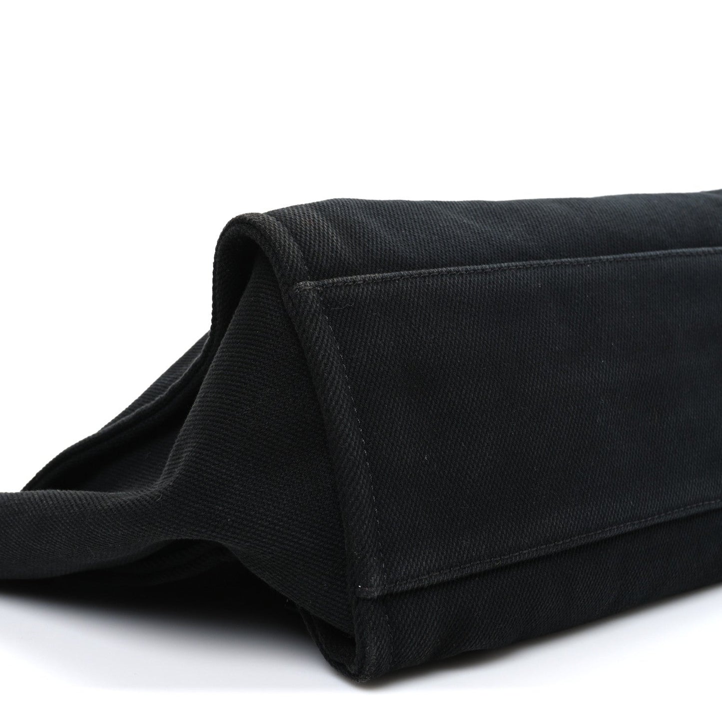 Canvas Pearl Medium Deauville Tote Black