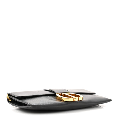 Calfskin 30 Montaigne Chain Pouch Black