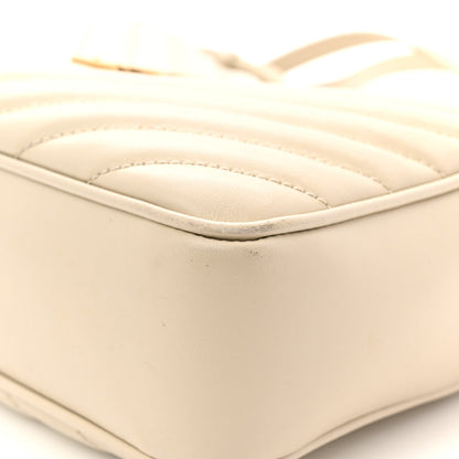 Calfskin Matelasse Monogram Lou Camera Bag Crema Soft