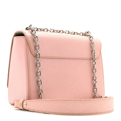 Epi Twist Shoulder Bag MM Rose Ballerine