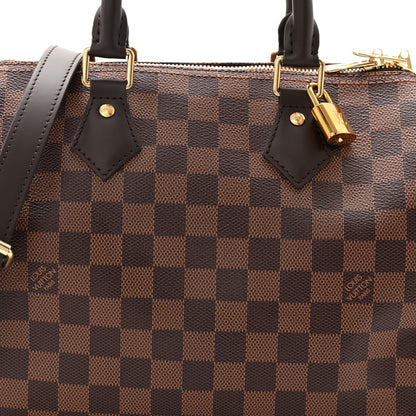 Damier Ebene Speedy Bandouliere 25