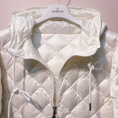 Moncler 25 Diamond-Patterned Down Jacket 301627