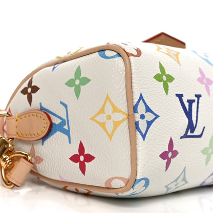 LV X TM Monogram Multicolor Nano Speedy White