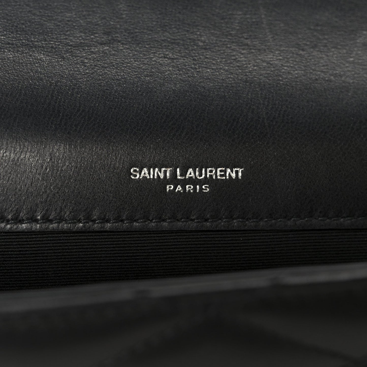 Lambskin Quilted Kate Clutch Black