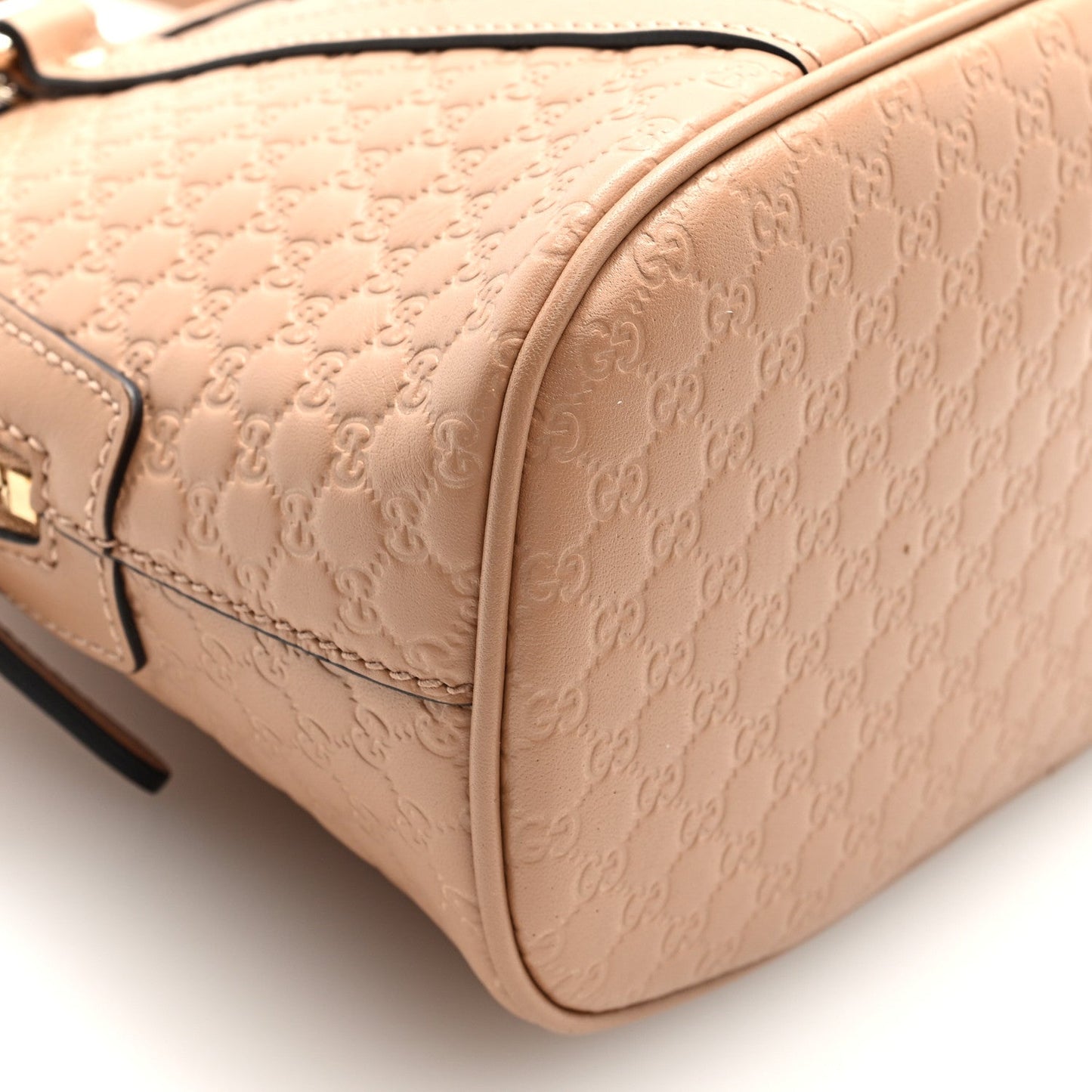Soft Microguccissima Mini Dome Bag Camelia