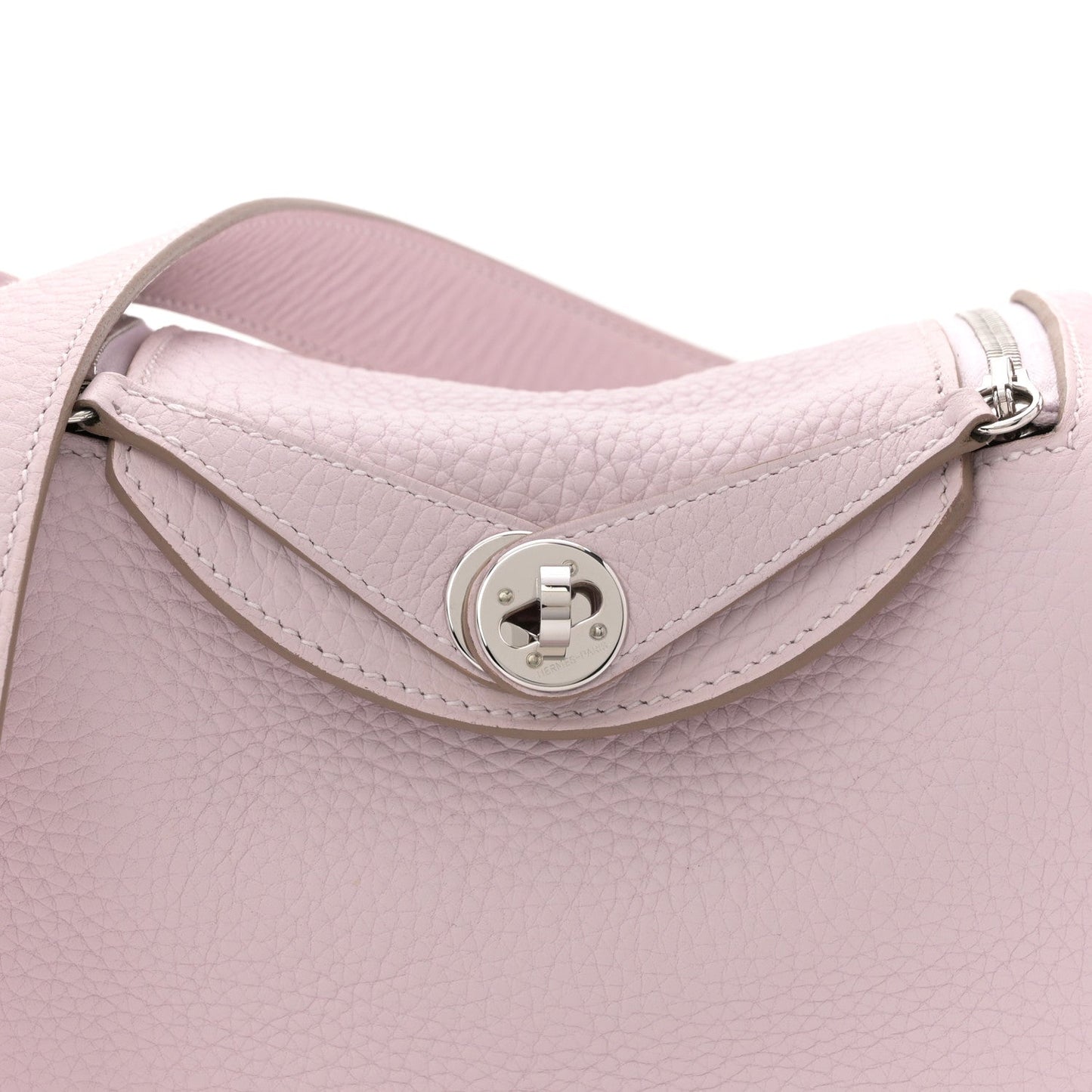 Taurillon Clemence Verso Mini Lindy 20 Mauve Pale Mushroom