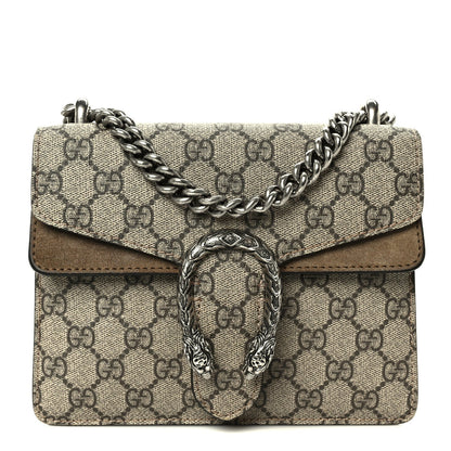 GG Supreme Monogram Mini Dionysus Shoulder Bag Taupe