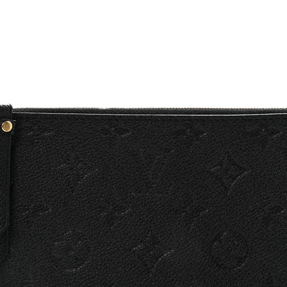 Empreinte Double Zip Pochette Black