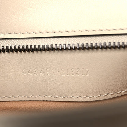 Calfskin Matelasse Small GG Marmont Shoulder Bag White