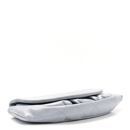 Caviar Half Moon Wallet On Chain WOC Light Blue