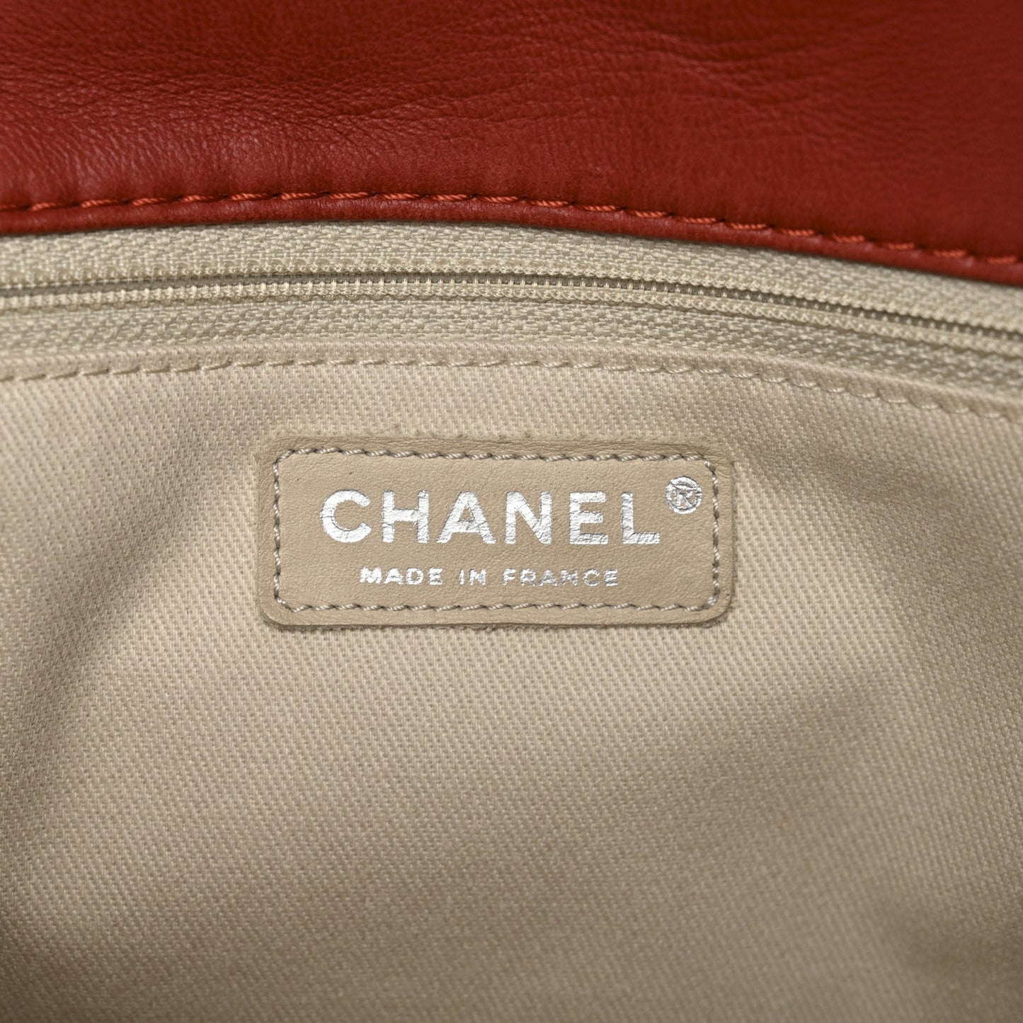 Lambskin Quilted Large Soft Touch Flap Dark Ochre