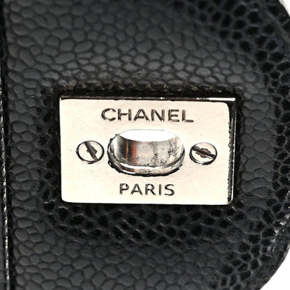 Caviar Quilted Maxi Double Flap Black