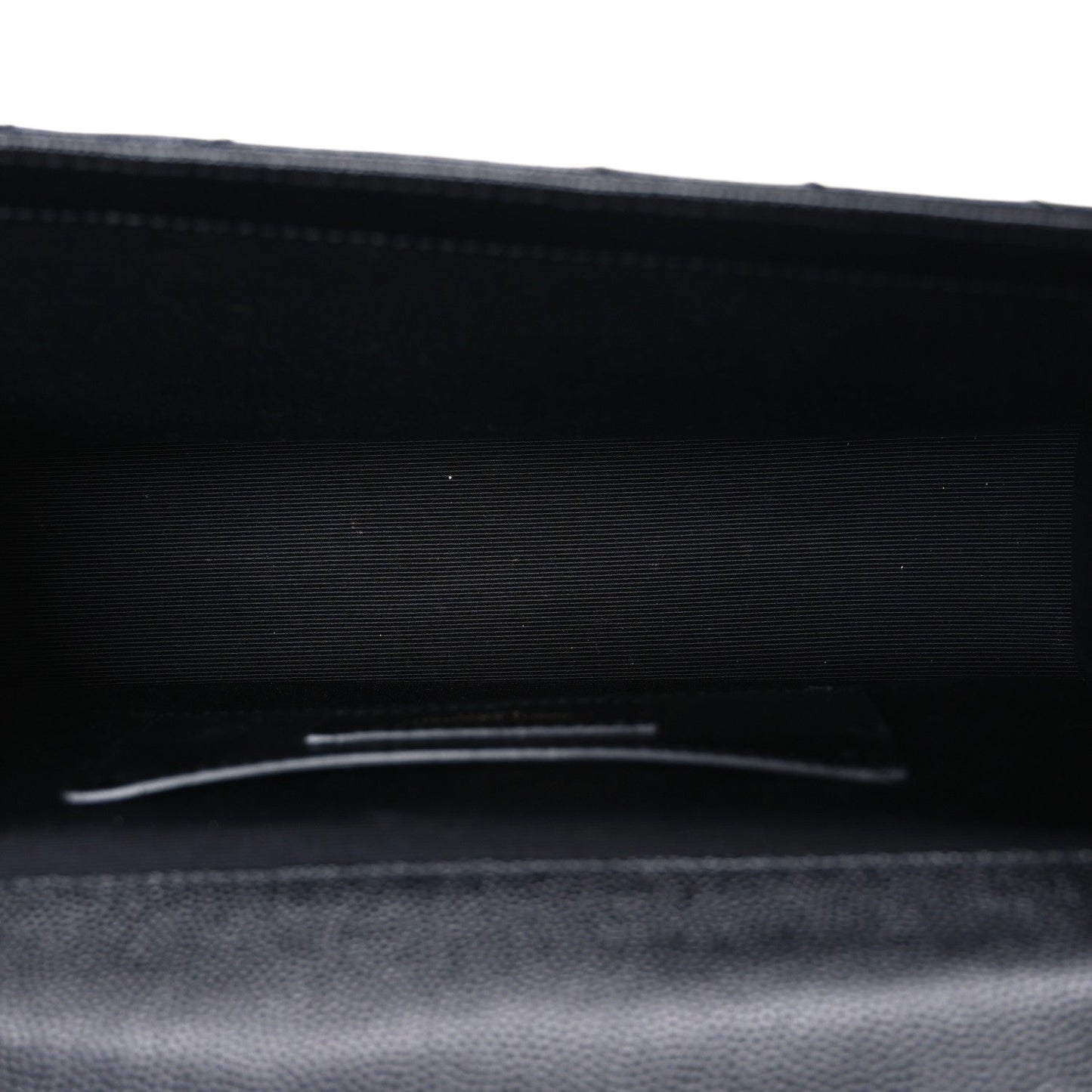 Grain De Poudre Matelasse Chevron Medium Monogram Satchel Black