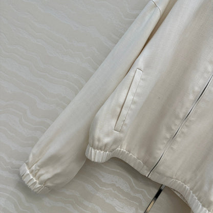 LP 25 Jacket White Tencel Linen 293149