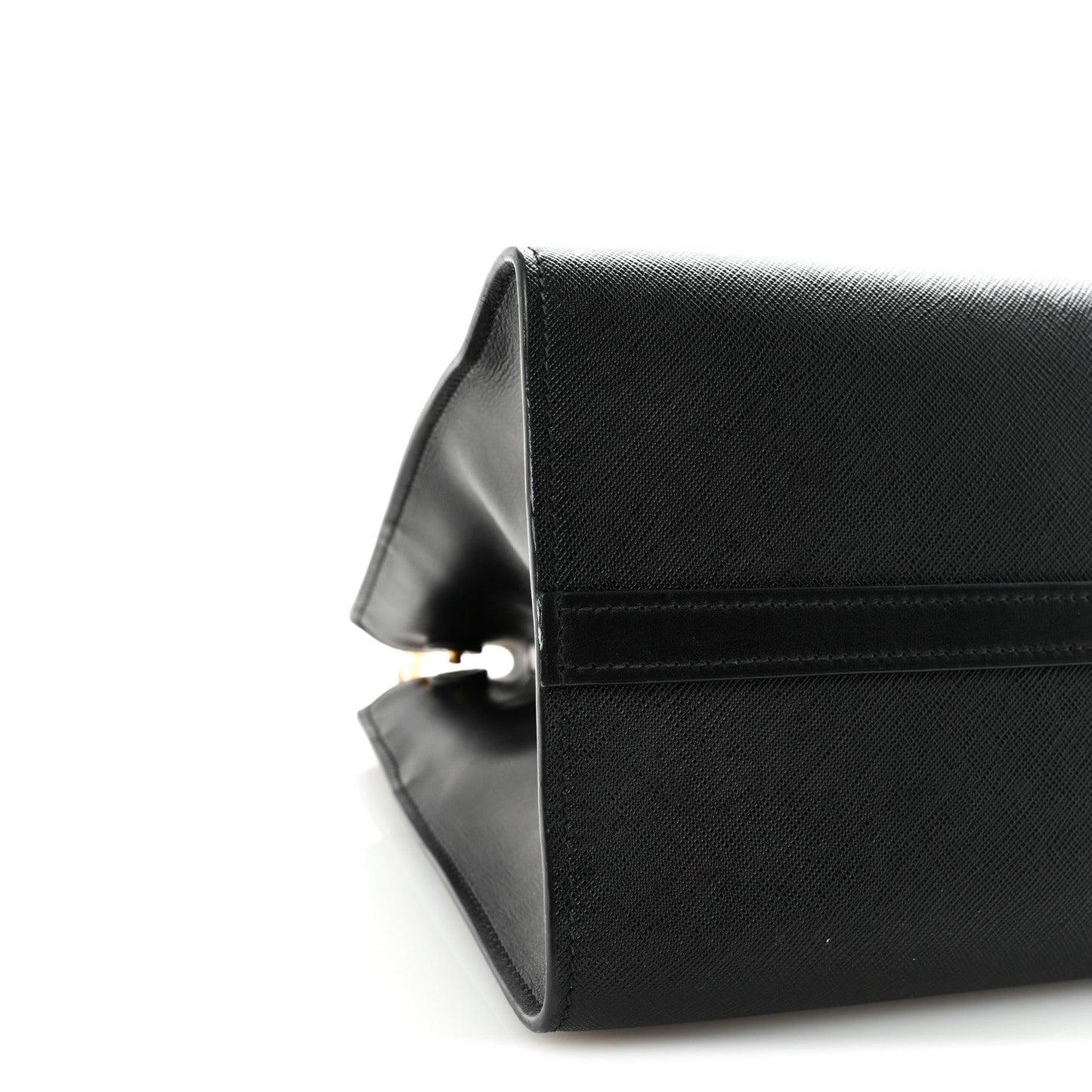 Saffiano City Calfskin Paradigme Bag Black