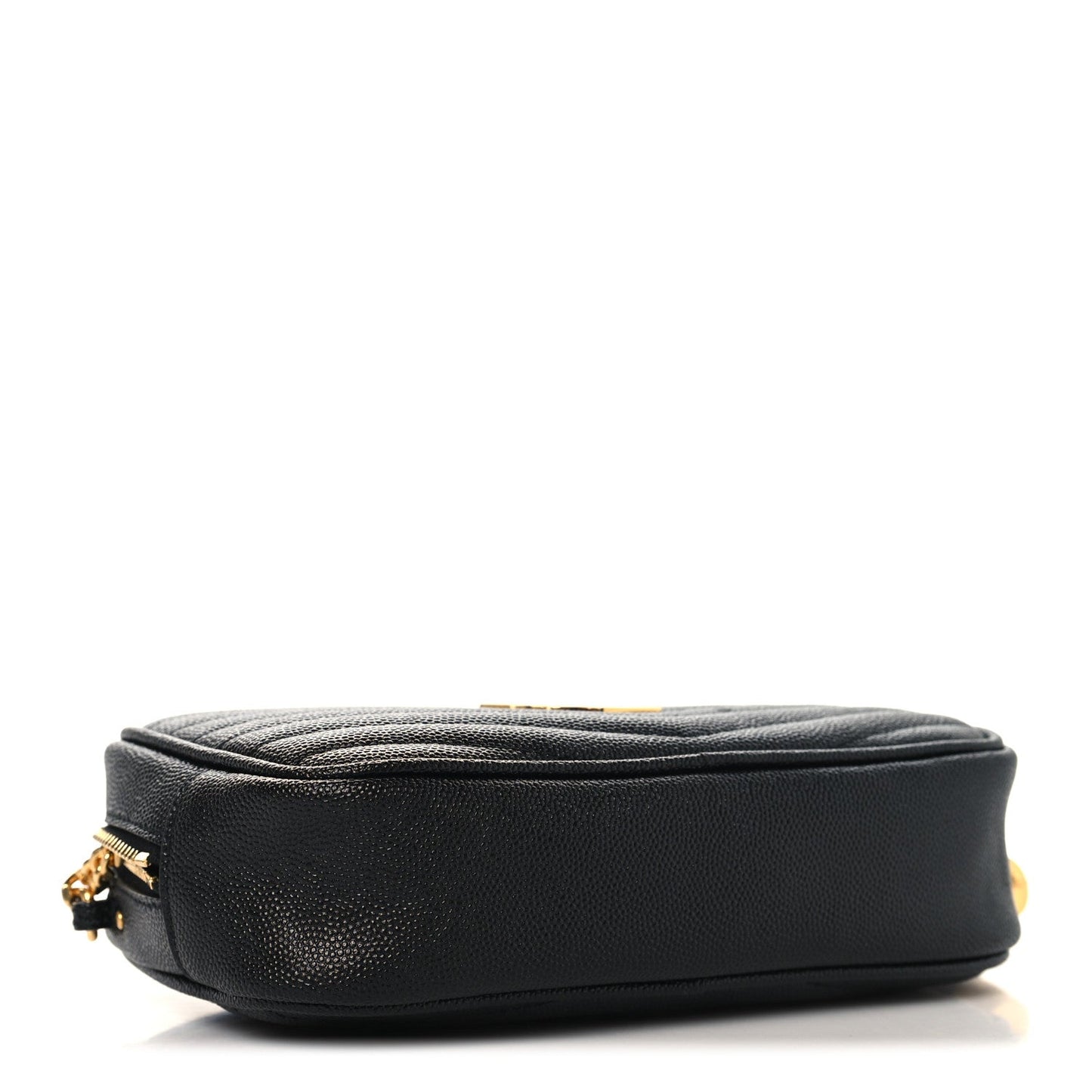 Grain De Poudre Matelasse Monogram Mini Lou Camera Bag Black