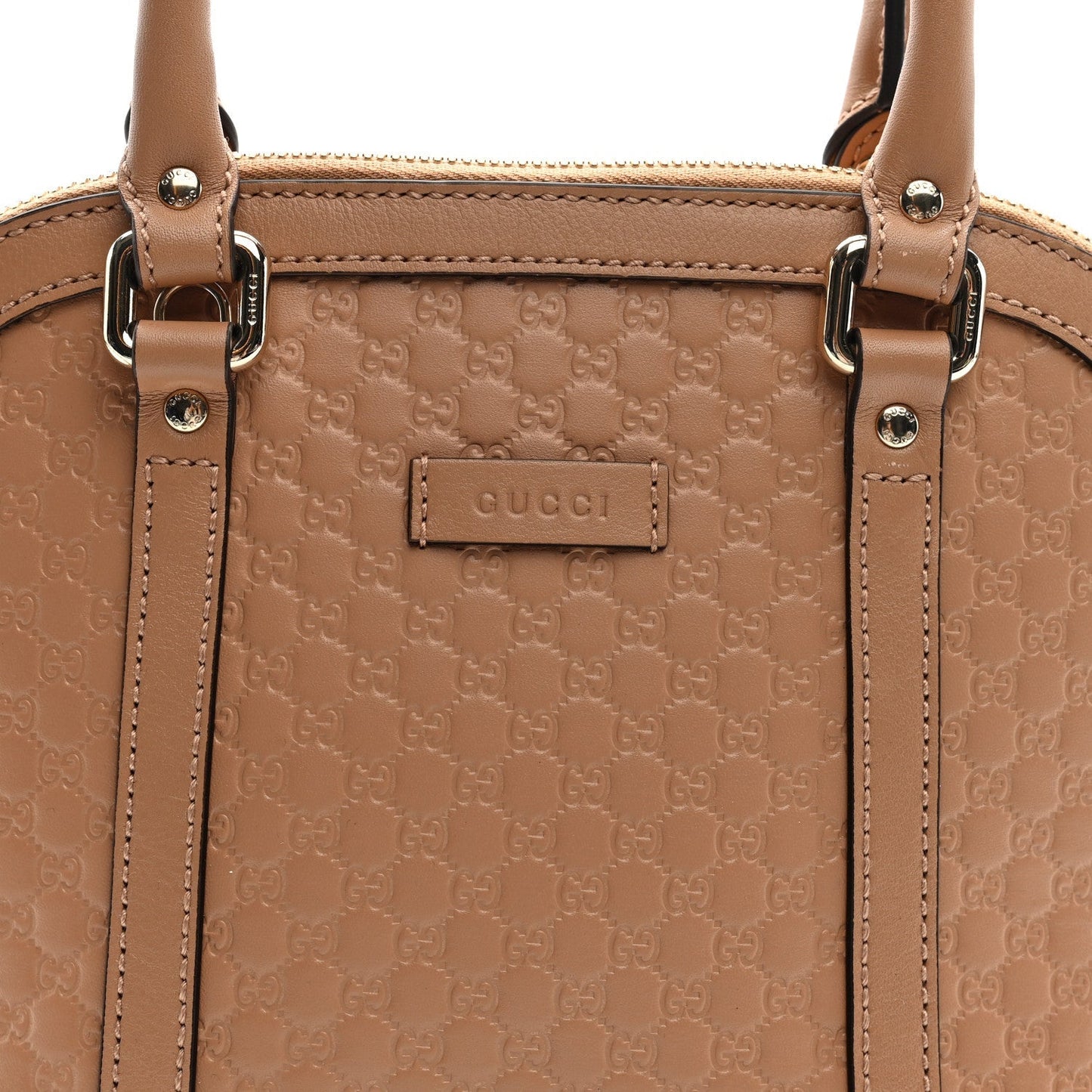 Soft Microguccissima Mini Dome Bag Camelia
