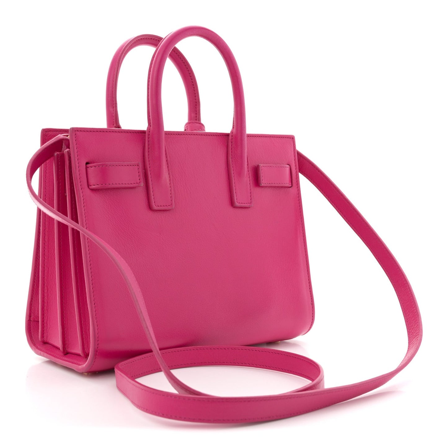 Calfskin Nano Sac De Jour Bubblegum