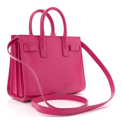 Calfskin Nano Sac De Jour Bubblegum