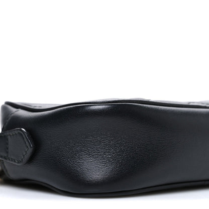 Calfskin Matelasse Mini GG Marmont Chain Shoulder Bag Black
