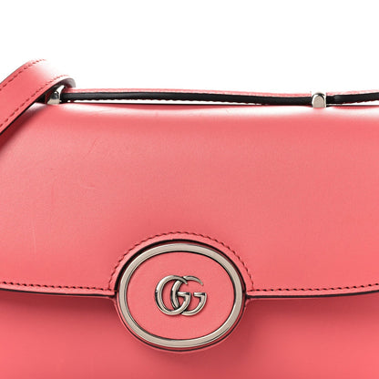 Senna Calfskin Petite GG Top Handle Shoulder Bag Pink