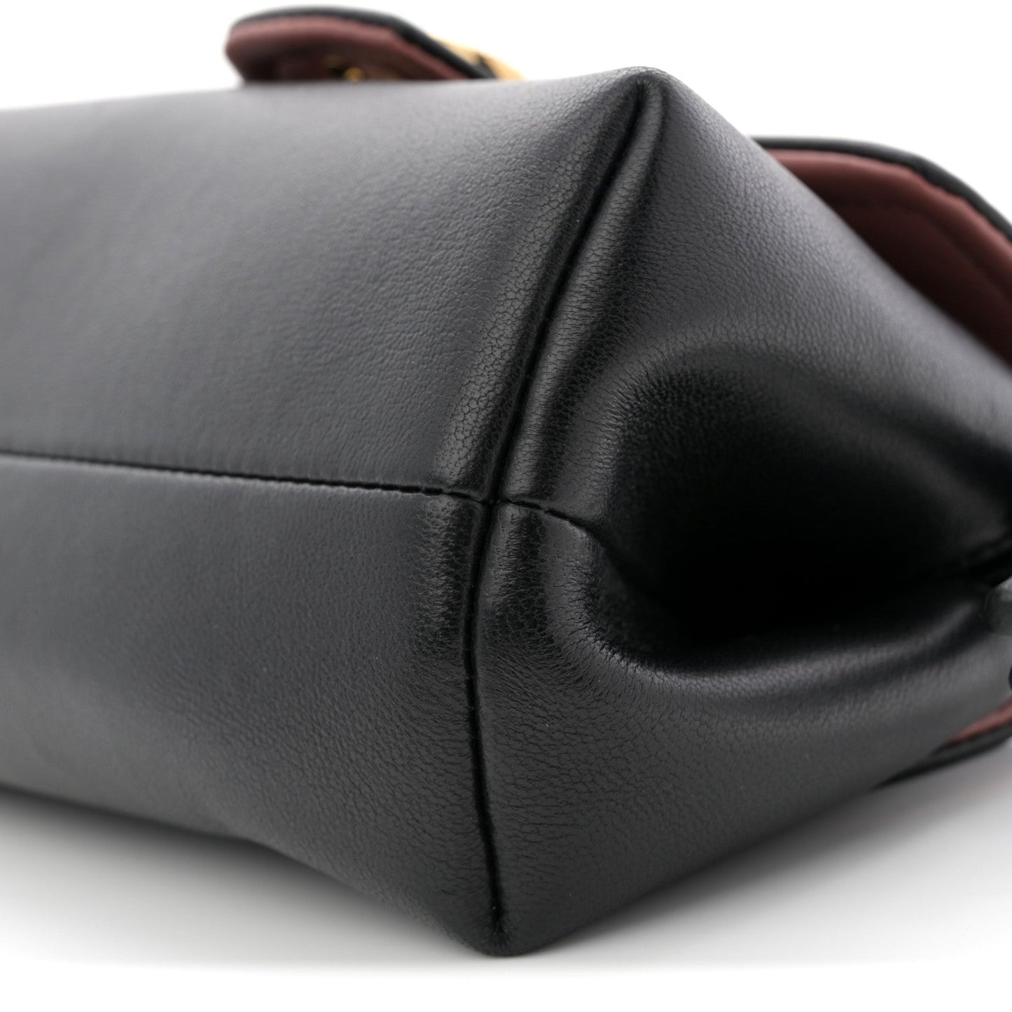 Lambskin Vlogo Mini Crossbody Bag Black