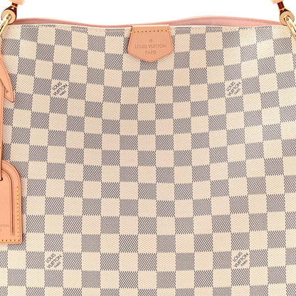 Damier Azur Graceful PM Rose Ballerine