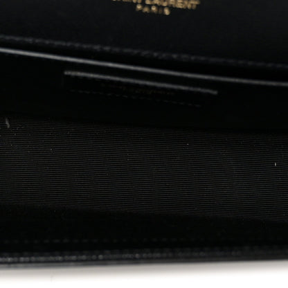 Grain De Poudre Medium Classic Monogram Kate Satchel Black