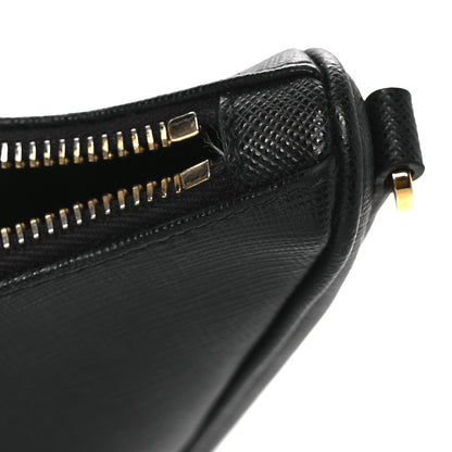 Saffiano Lux Re-Edition 2005 Shoulder Bag Black