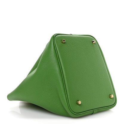 Taurillon Clemence Picotin Lock 22 MM Vert Yucca