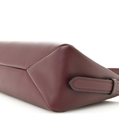 Soft Calfskin Medium Aimée Shoulder Bag Burgundy