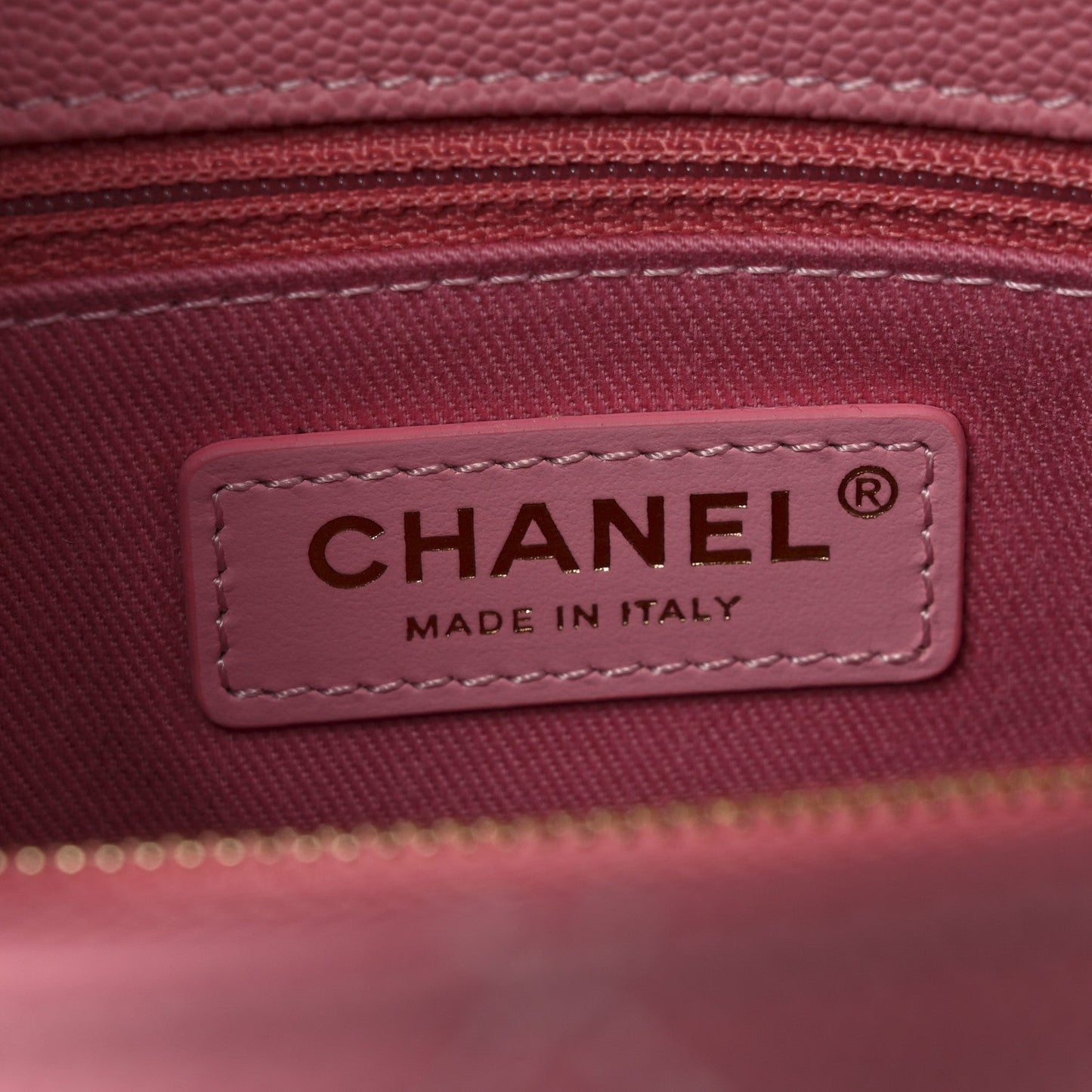 Caviar Quilted Small Coco Handle Flap Light Pink